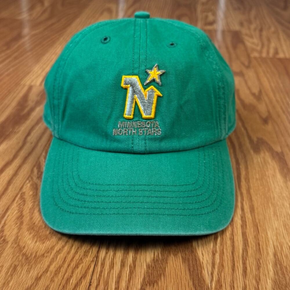 Vintage Minnesota North Stars Hat X-Large '47 Brand Green Fitted NHL Hockey